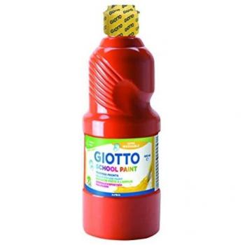 Témpera Líquida Giotto Escolar Lavable Rojo Escarlata 500 ml