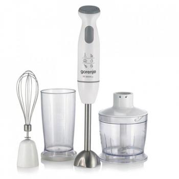 Batidora de Mano Gorenje HBC804QW, 800 W, Cuchilla Cuádruple, Motor DC Eficiente, Capacidad de Tazón: 0.5 L, Color Blanco