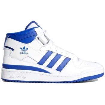 Adidas Forum Mid Men's Basketball Sneakers - White/Blue