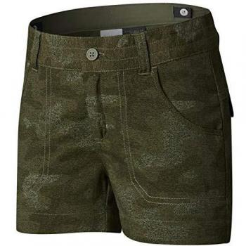 adidas Pantalones Cortos Unisex con Estampado Silver Ridge para niños, Unisex niños, 1715271, Ciprés Multi C, M