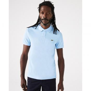 Lacoste Sky Blue Slim Fit Polo Shirt for Men, Size M