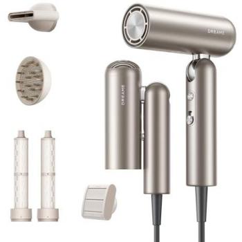 Secador de pelo Dreame Pocket Pro, Plegable, Alta Velocidad 110,000 RPM, 300 g, 300 Millones de Iones Negativos/cm³