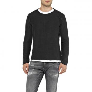 REPLAY Uk4105.000.g21280g, suéter para Hombre, Negro