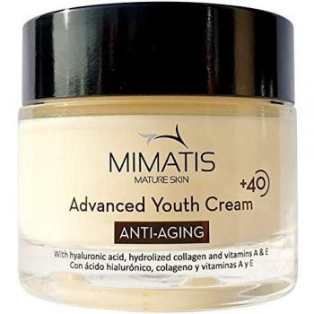 Crema Hidratante Antiarrugas Mujer Piel Madura +40 Reafirmante con Retinol, Ácido Hialurónico, Vitamina A/E y Colágeno - Día y Noche - para Cara y Cuello- De España