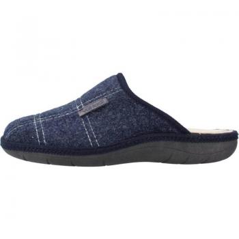 Pantuflas Vulladi Nordico 5891 - Materiales Textiles, Forro Interno Suave y Calentito, Ajuste Slip On, Plantilla Acolchada, Color Marino (Tamaño 40)