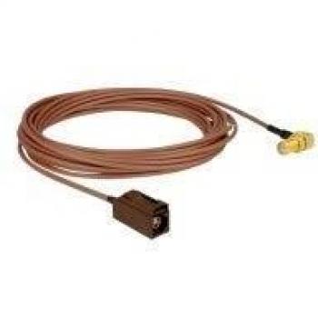Cable Antena FAKRA F hembra a SMA 90° montaje RG-316 5 m