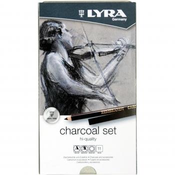 LYRA Rembrandt 2041112 - Set de Lápices Carboncillo para Bellas Artes, Multicolor, 11 Unidades