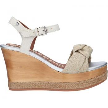 Gioseppo Sandalias de Cuña Beige para Mujer OLNE con Elegante Detalle de Lazo Frontal
