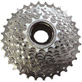 SUN RACE MFE60 8-Speed Freewheel 13-32T CP Cassettes, Unisex Adulto, Plateado, ESTANDAR