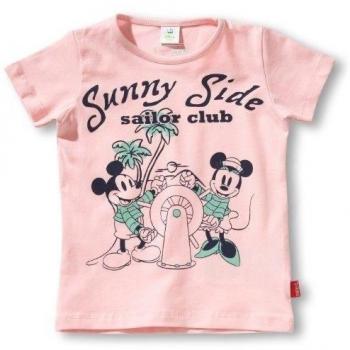 NAME IT - Camisa Mini con Cuello Redondo de Manga Corta para bebé, Talla 98 - Talla Alemana, Color Rosa