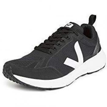 Veja Condor 2 Black Running and Walking Trainers with Custom Design and Amazon Rubber Sole