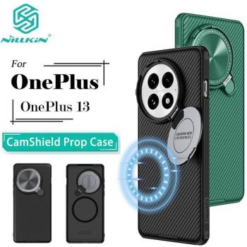 Nillkin CamShield Prop Magnetic Hard PC + TPU Shockproof Phone Case for OnePlus 13 - Green