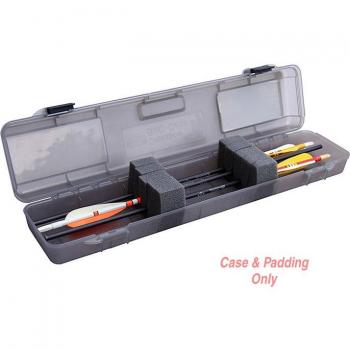 MTM BHCB41 Crossbow Bolt Case, Holds Up To Twelve 23 Inch Bolts, Clear Smoke
