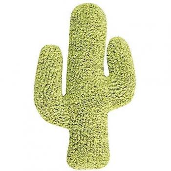 Happy Decor Kids -Cojín Cactus 100% Algodón Natural- Relleno: 100% Poliéster -Pistacho- 45x45 cm