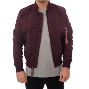 Alpha Industries MA-1 TT Bomber Jacket Dark Maroon Medium