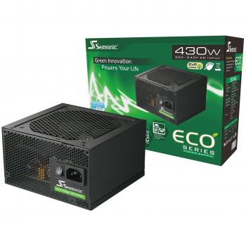 Seasonic Fuente de alimentación de PC ECO-430, negro