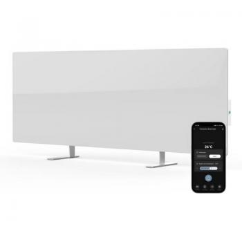 AENO GH1S Calefactor Eléctrico Inteligente WiFi 700W Blanco Interior Convector Radiador Premium Eco Smart Heater