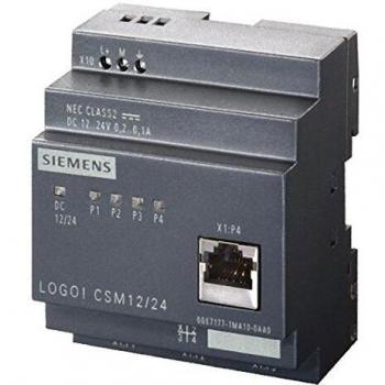 Siemens LOGO!8 CSM 12/24 - LOGO!8 Compact switch module, 4x 100 Mbit/s, Industrial Ethernet switch, unmanaged, Anzahl Ethernet Ports 4, LAN-Übertragungsrate 10