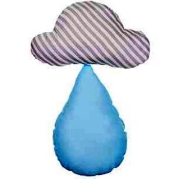 Be Rain - Juego de 2 cojines, niños