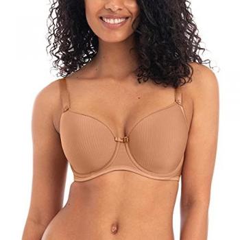 Freya Women's Idol Moulded Balcony Bra - Brown Polyamide - Size 32H