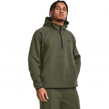 Sudadera de hombre Unstoppable Fleece Under Armour, color verde, talla M