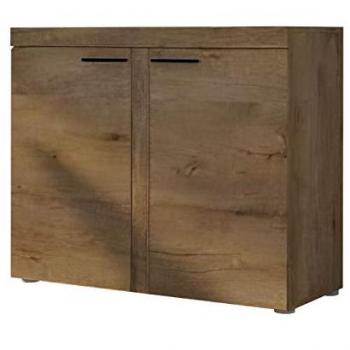 Aparador Tucson 120 Lefkas Roble, Estanterías, Aglomerado Laminado, 98x82x40cm
