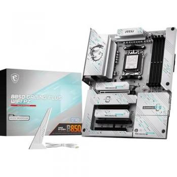 Placa Base MSI B850 Gaming Plus WiFi PZ ATX - Compatible con procesadores AMD Ryzen AM5, Memoria DDR5 Boost 8200+ MT/s (OC), PCIe 5.0 x16, M.2