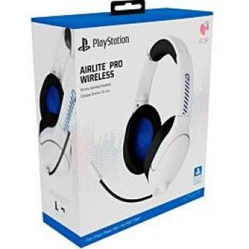 Auriculares Gaming Airlite Pro Inalámbricos con Licencia Oficial PlayStation (Blanco) para PS5/PS4
