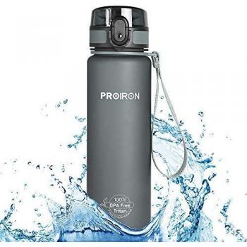 PROIRON Botella Agua Deporte Tritan Sin BPA Botella Reutilizable para Senderismo al Aire Libre, Viajes de Campamento 1000ml