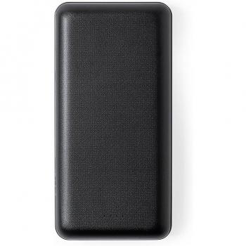 Power Bank 20000 mAh, 2 Salidas USB, Entrada Tipo C, Color Negro