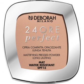 Deborah Milano - Polvos compactos 24ore Perfect Nº 04 Beige SPF 15