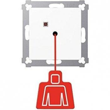 Jung NRS AS 0834 ZT WW Frame-less Pull Switch for Handicapped Accessibility, White