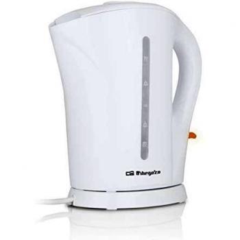 Orbegozo KT 6003 - Hervidor de agua eléctrico, 1.7 litros de capacidad, libre de BPA, 2200 W de potencia