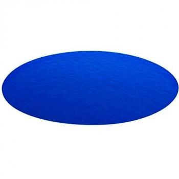 vidaXL Cubierta Redonda de PE de Piscina, Azul, 488 cm