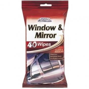 Ventana y espejo Toallitas 40pk