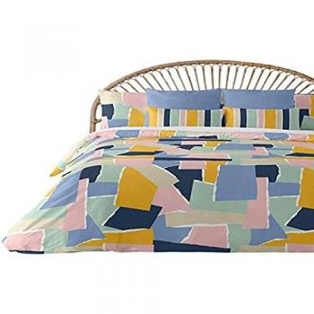 Funda Nórdica 100% Algodón Modelo Jena con Botones para Cama de 150/160 (240x220 cm) - Funda Nórdica Extrasuave Made in Spain