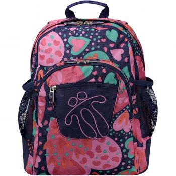 TOTTO Mochila Escolar Crayoles Rosa