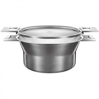 Castey - Cacerola Media Artic Trimetal Con Tapadera 28 cm