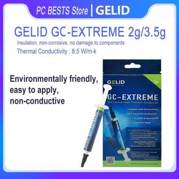 Grasa Térmica GELID GC-EXTREME 2g/3.5g - Conductividad Térmica 8.5 W/mK para CPU y Gráficos