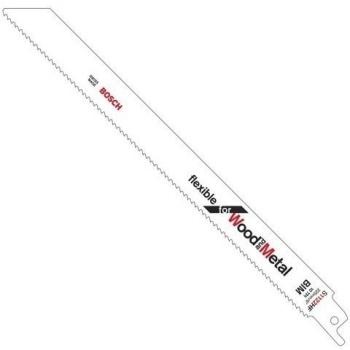 Bosch Professional 5 unidades Hoja de sierra sable S 1122 HF Flexible for Wood and Metal