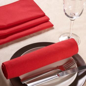 Sancarlos - Servilleta lisa rojo - - -
