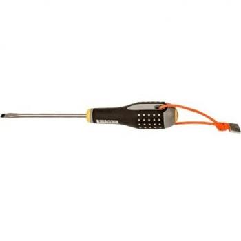 Destornillador plano Barco para trabajo en altura con mango TAHBE-8258