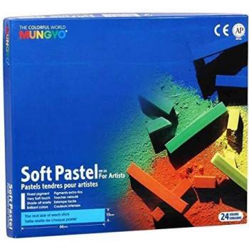 Caja de 24 Pasteles Secos Surtidos - Mungyo - Pigmentos Extra Finos
