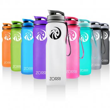 Botella agua deporte - Water Bottle 20oz/1L Tritan Prueba de Goteo Libre de BPA /Eco-Friendly Plastico con Filtro Para Niños, Deportes, Yoga, Senderismo, Viajes, Oficina, Universidad Coche Botellas de Agua 1-Click Apertura regalo