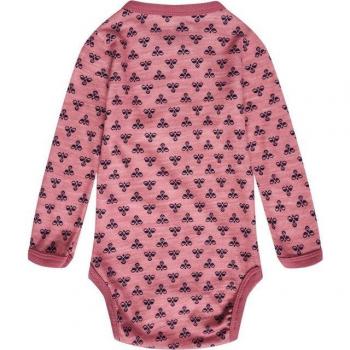 Hummel Long Sleeve Bamboo Bodysuit Deco Rose for Boys 0-1 Months