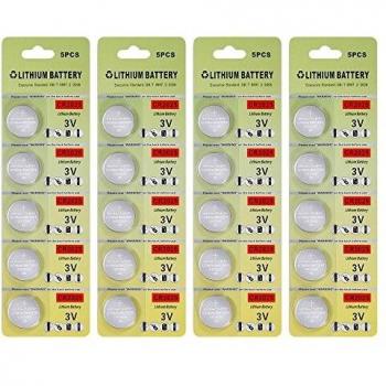 Fortune CR2025 3V Lithium Battery,Electronic Button Cell Batteries for Toys Calculators Watches Led Light Candles