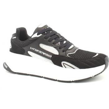 EA7 Emporio Armani Crusher Sonic Mix Men's Black Sneakers Size 42