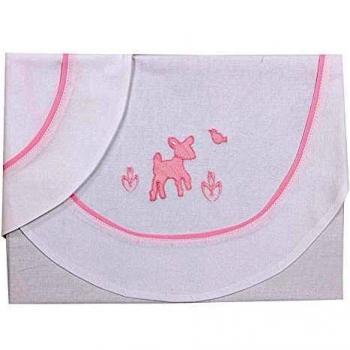 Bolín Bolón Bimba - Sábanas para moisés y cochecito, color rosa