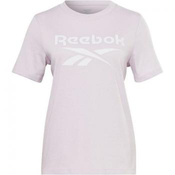 Camiseta de Manga Corta Reebok Identity Rosa Claro para Mujer