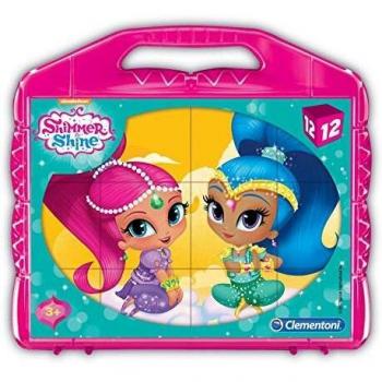 Clementoni 41187 Shimmer y Shine – Baby Puzzle Cubo, 12 piezas , color/modelo surtido